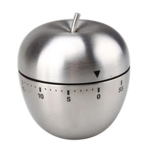 Stainless Steel Apple Shaped Kitchen Timer